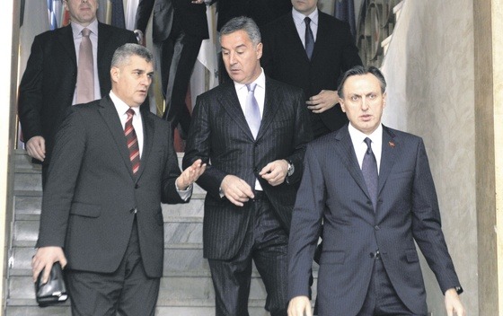 Djukanovic-Krivokapic-Brajovic