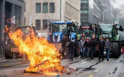 brisel protest