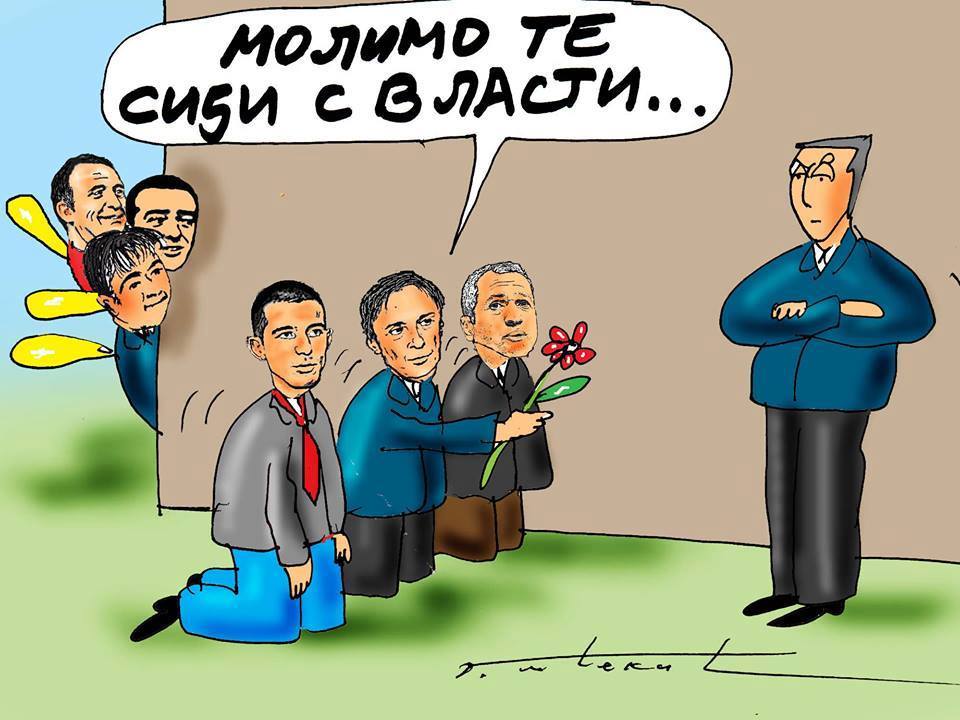 Резултат слика за opozicija karikatura