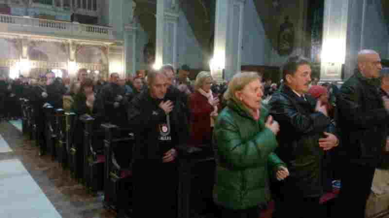 Детаљ са прошлогодишње мисе усташама