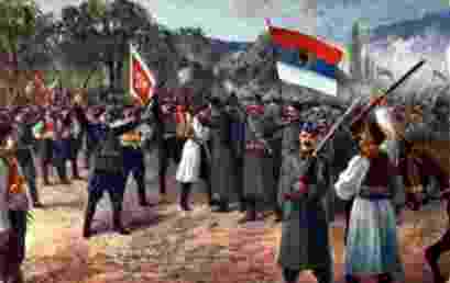 srdacan-susret-srpske-i-crnogorske-vojske-u-prvom-balkanskom-ratu-na-slici-su-prikazane-ratne-zastave-crne-gore-i-srbije-640x404
