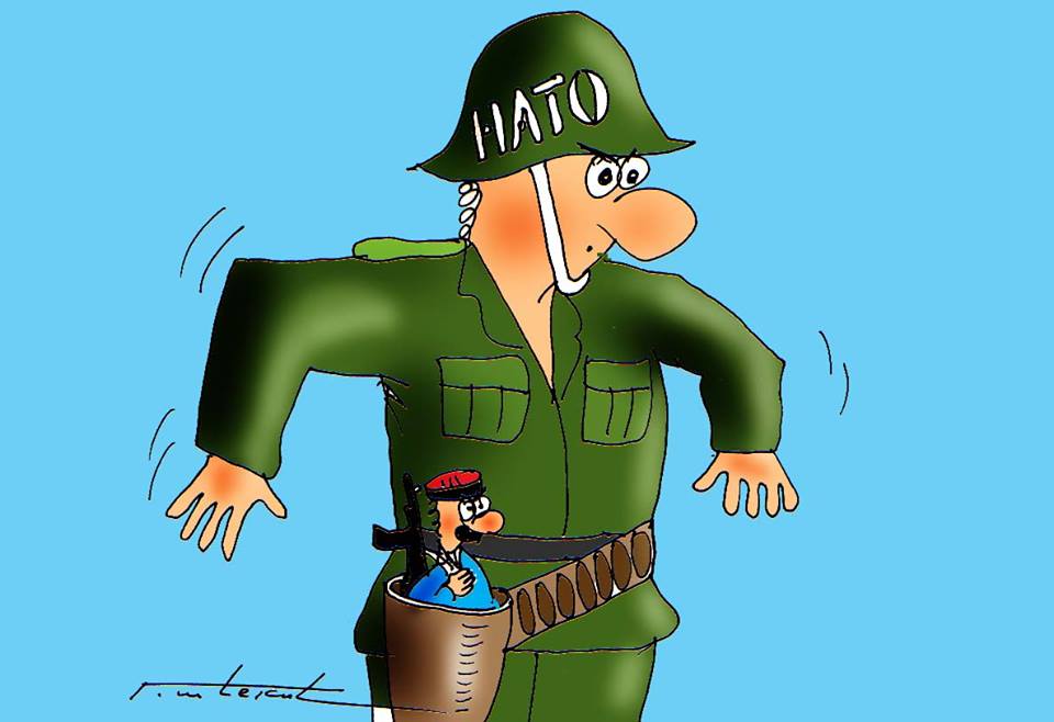 Karikatura NATO Crna Gora