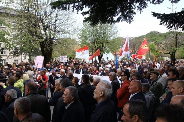 antiNATO protest Cetinje 02