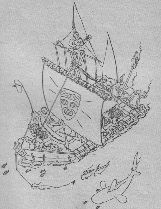 Кон тики рисунок