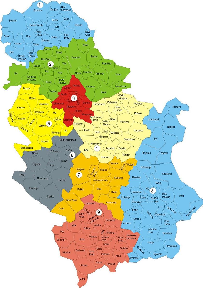 blace srbija mapa Procena broja Albanaca za opštine Preševo, Bujanovac i Medveđa  blace srbija mapa