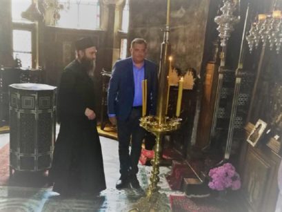 Rezultat slika za dodik na hilandaru