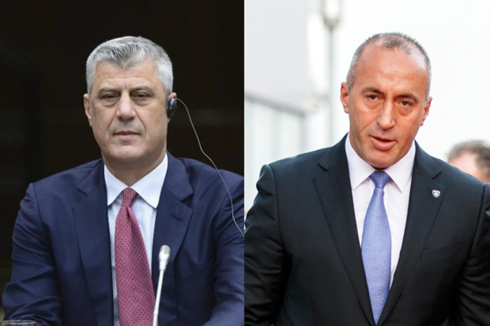 Hasim Tači i Ramus haradinaj, Priština