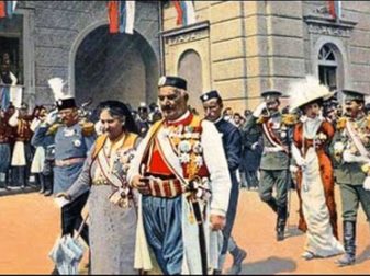 kralj nikola i kraljica milena, Božić