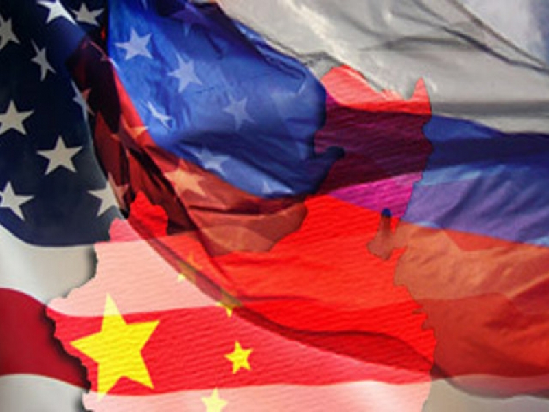 amerika, kina i Rusija