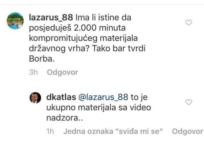 Knžević instagram, 2000 sati