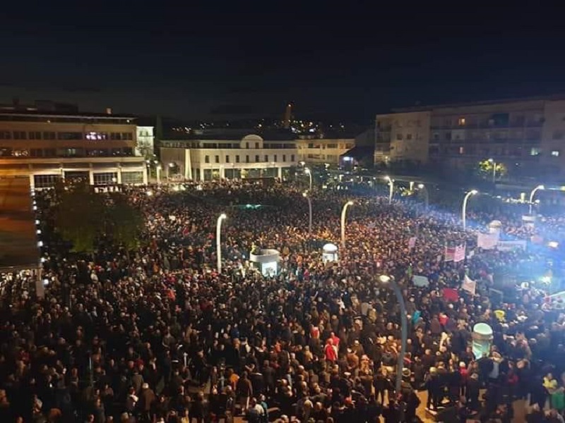 Euronews, protesta