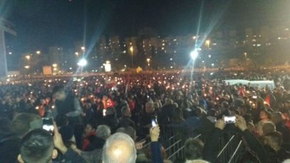 Најмасовније окупљање народа на једном месту у историји Подгорице (видео, фото)