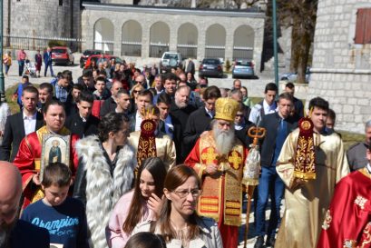 Литија на Цетињу, 2019. године, Недеља православља 
