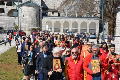 Литија на Цетињу, 2019. године, Недеља православља 