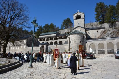 Литија на Цетињу, 2019. године, Недеља православља 