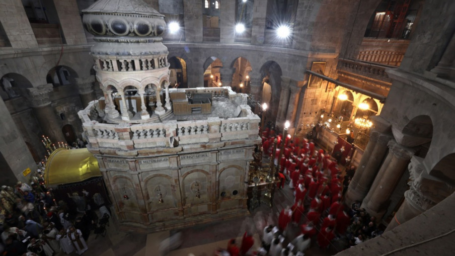 Латински патријарх Јерусалима спречен да дође у цркву Светог гроба